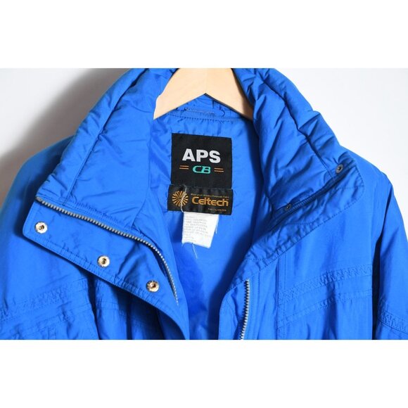 Vintage APS CB Women’s Ski Winter Jacket Coat Snowboard Retro 90’s Blue Size 12 - Picture 9 of 14